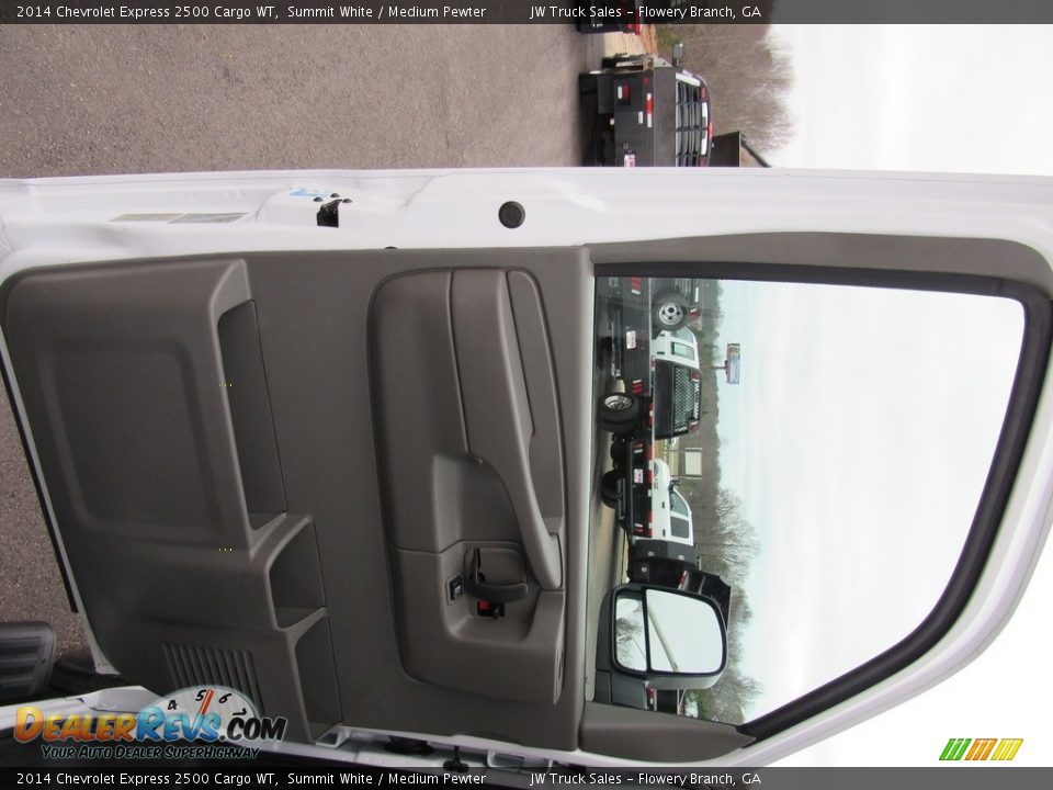 2014 Chevrolet Express 2500 Cargo WT Summit White / Medium Pewter Photo #26