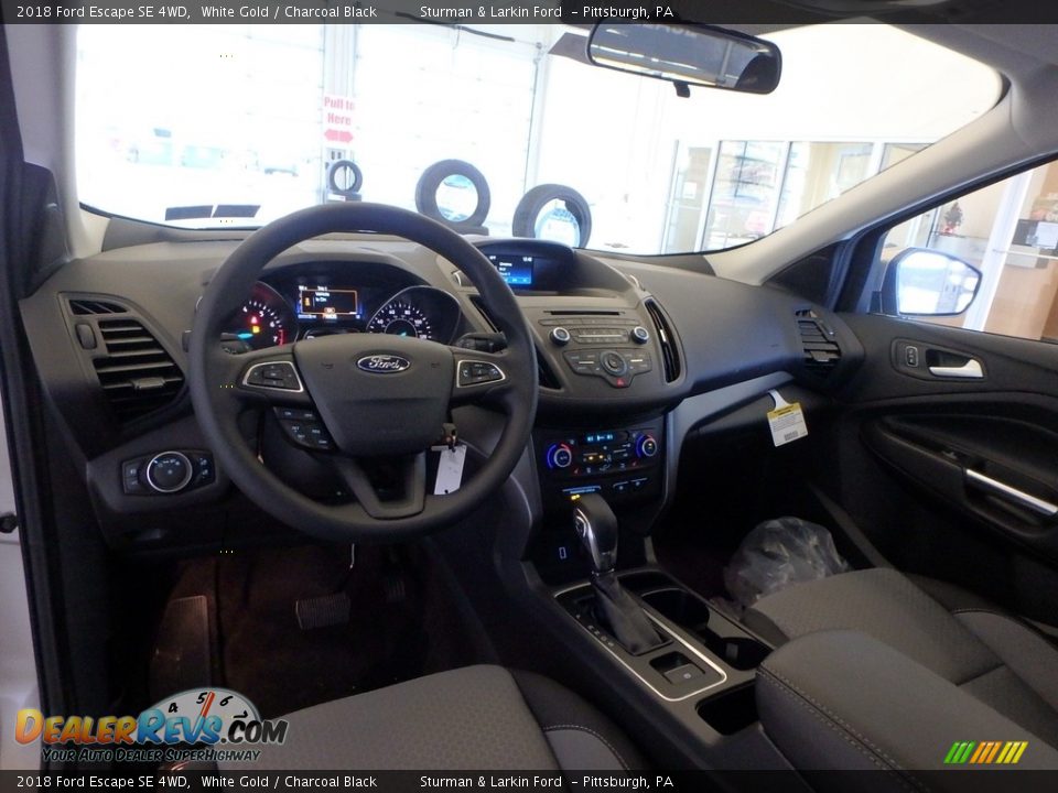 2018 Ford Escape SE 4WD White Gold / Charcoal Black Photo #8
