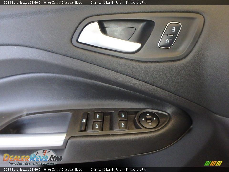 2018 Ford Escape SE 4WD White Gold / Charcoal Black Photo #9