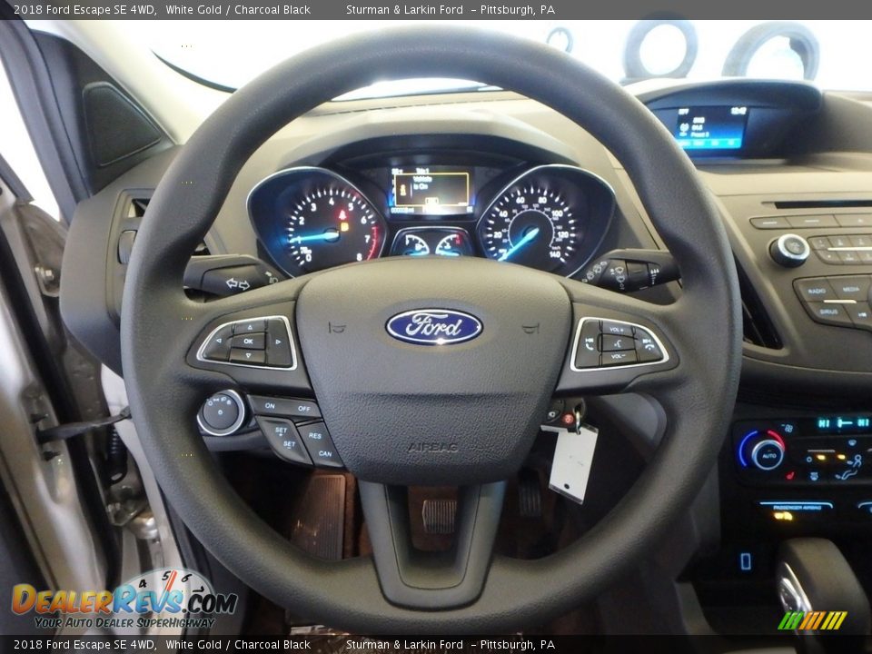 2018 Ford Escape SE 4WD White Gold / Charcoal Black Photo #15