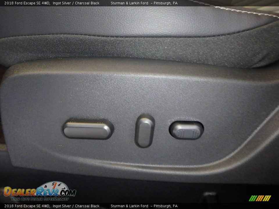 2018 Ford Escape SE 4WD Ingot Silver / Charcoal Black Photo #11
