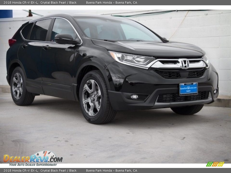 2018 Honda CR-V EX-L Crystal Black Pearl / Black Photo #1