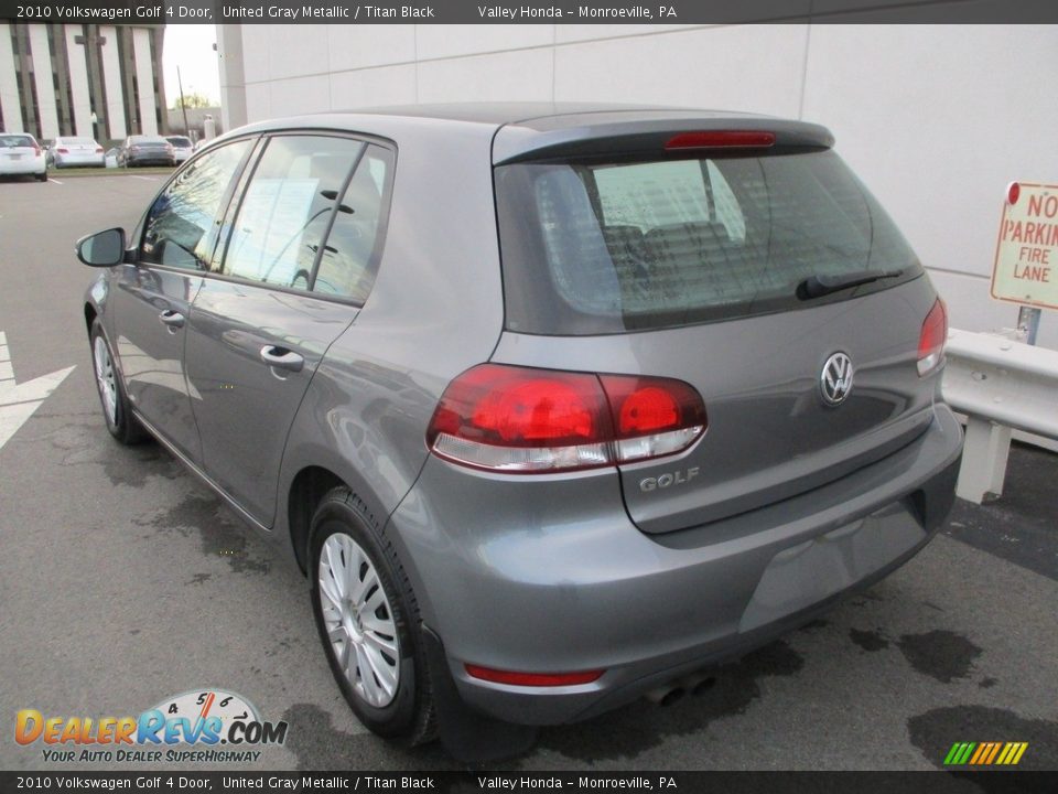 2010 Volkswagen Golf 4 Door United Gray Metallic / Titan Black Photo #3