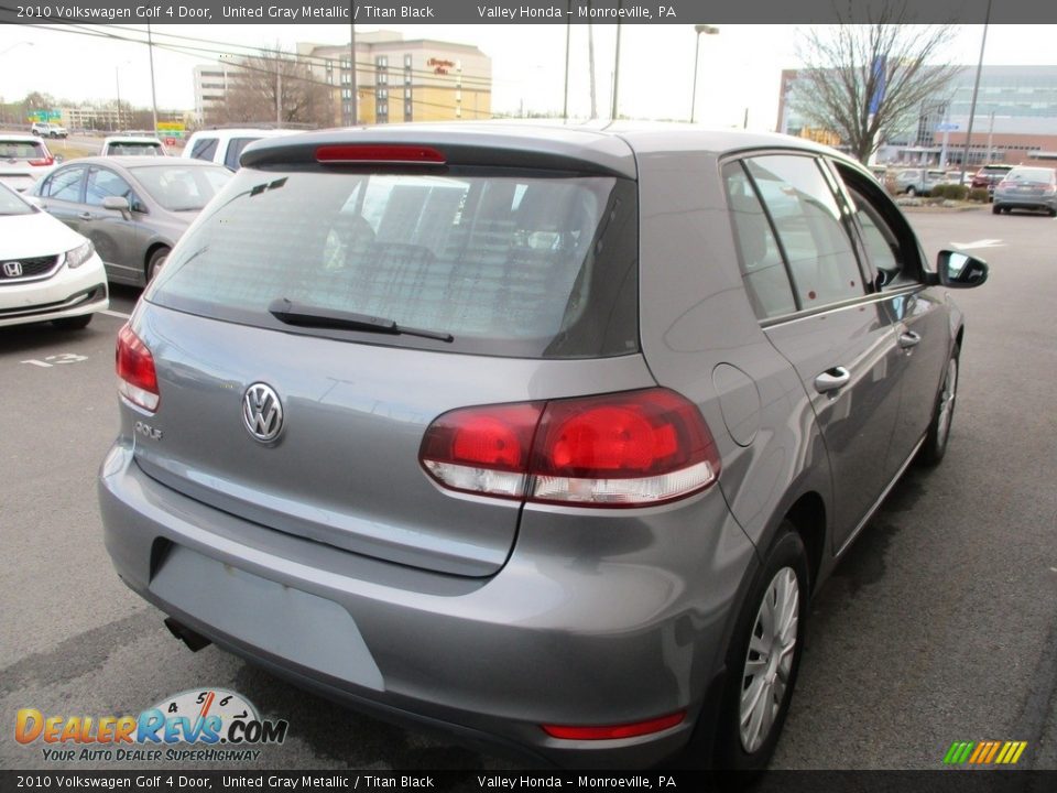 2010 Volkswagen Golf 4 Door United Gray Metallic / Titan Black Photo #5
