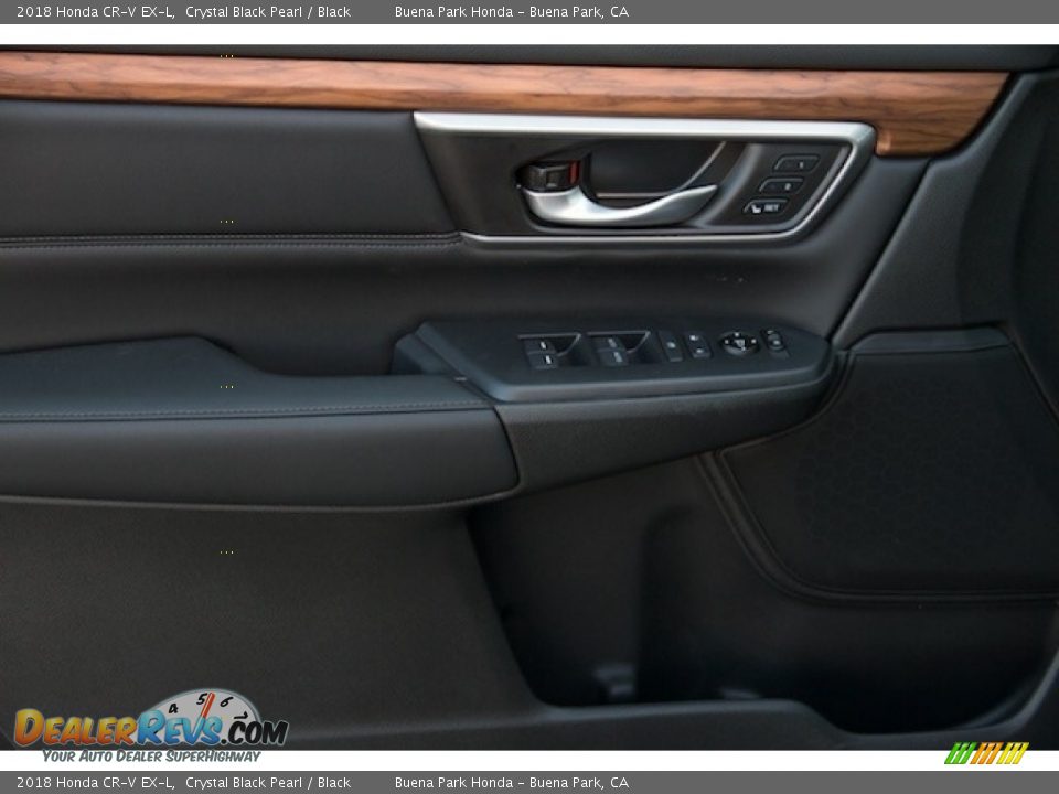 2018 Honda CR-V EX-L Crystal Black Pearl / Black Photo #6