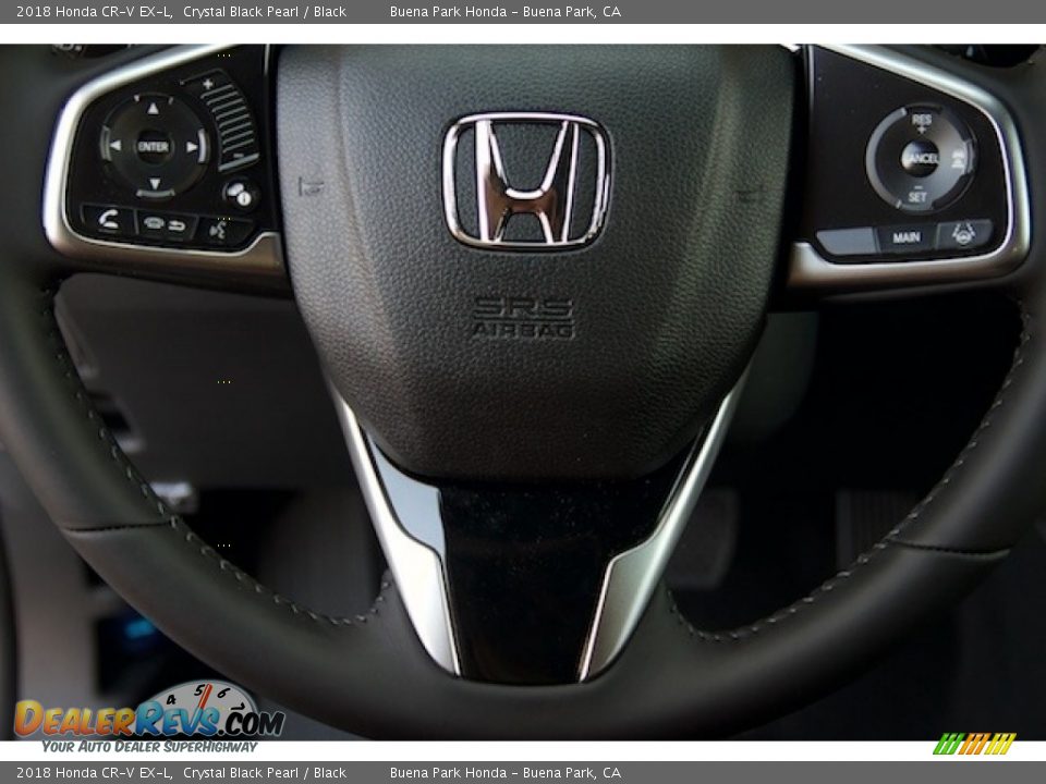 2018 Honda CR-V EX-L Crystal Black Pearl / Black Photo #8