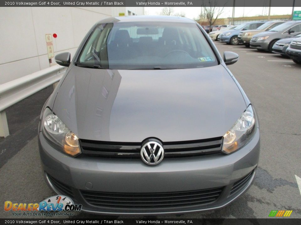 2010 Volkswagen Golf 4 Door United Gray Metallic / Titan Black Photo #8