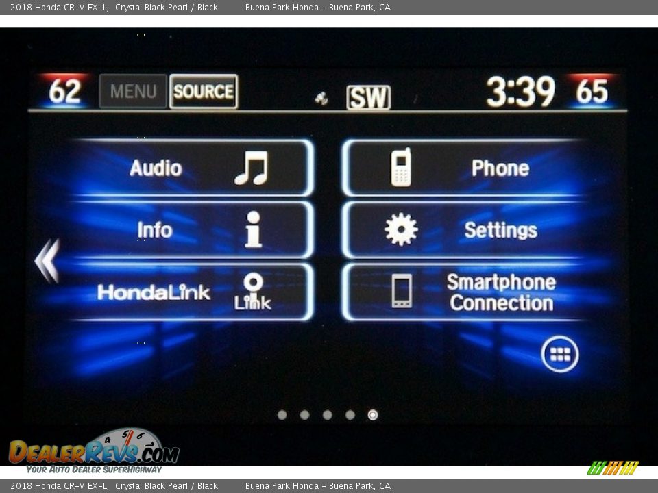 2018 Honda CR-V EX-L Crystal Black Pearl / Black Photo #15