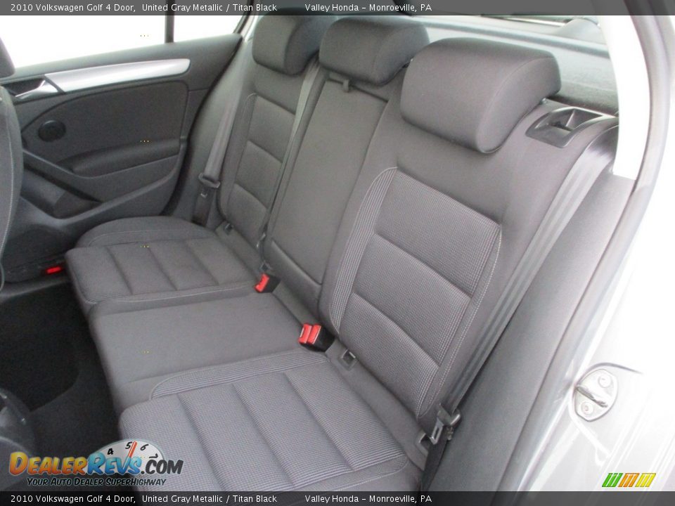 2010 Volkswagen Golf 4 Door United Gray Metallic / Titan Black Photo #12