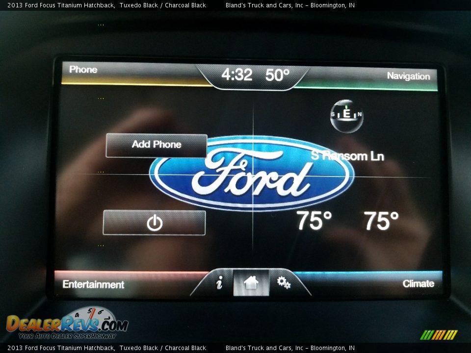 2013 Ford Focus Titanium Hatchback Tuxedo Black / Charcoal Black Photo #26