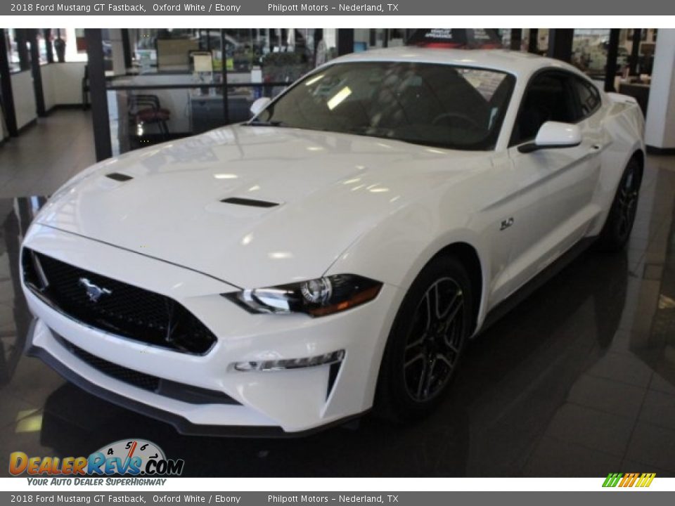 2018 Ford Mustang GT Fastback Oxford White / Ebony Photo #3