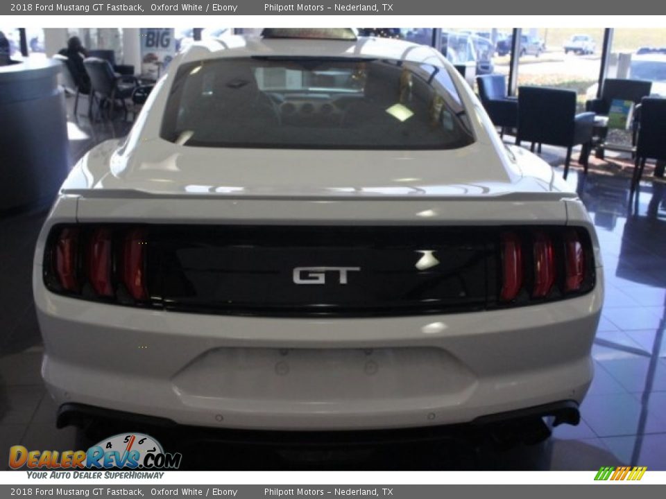 2018 Ford Mustang GT Fastback Oxford White / Ebony Photo #6