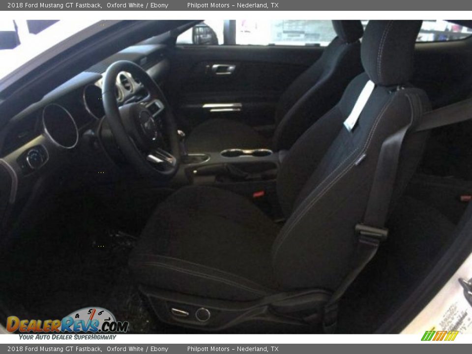 2018 Ford Mustang GT Fastback Oxford White / Ebony Photo #12