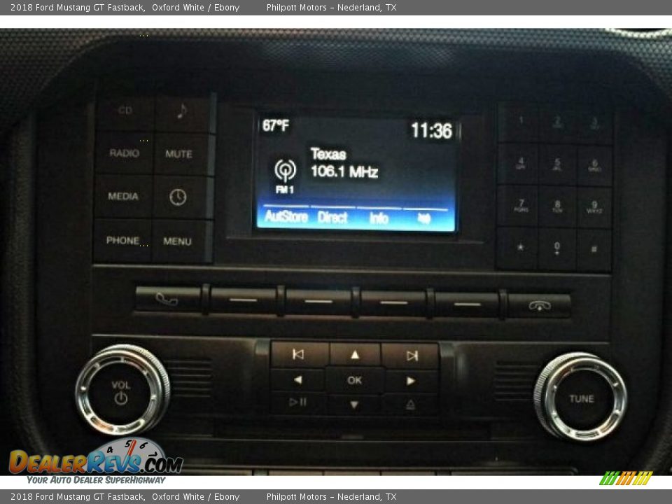 2018 Ford Mustang GT Fastback Oxford White / Ebony Photo #15