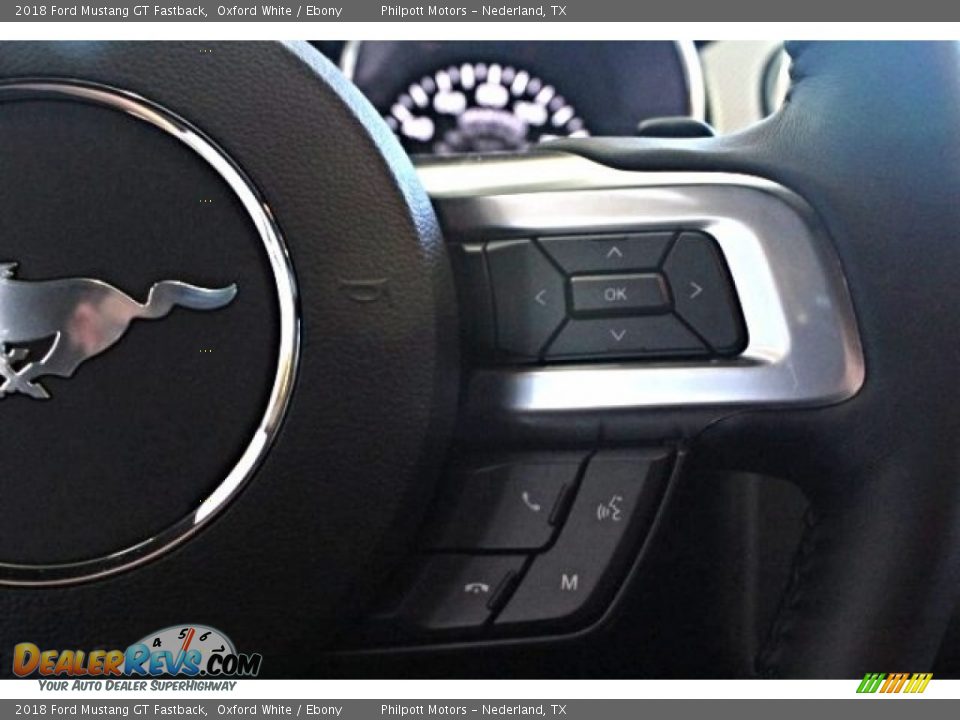 2018 Ford Mustang GT Fastback Oxford White / Ebony Photo #20