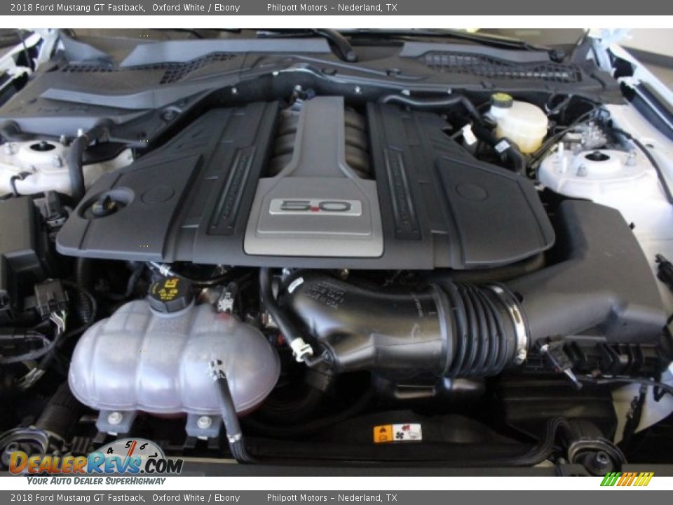 2018 Ford Mustang GT Fastback Oxford White / Ebony Photo #28