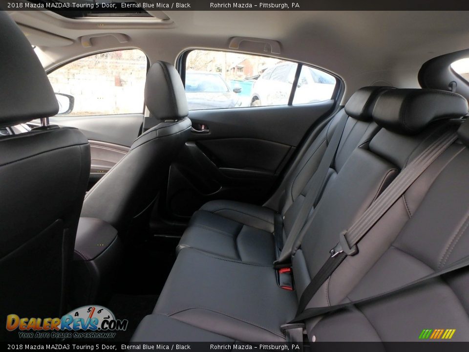 2018 Mazda MAZDA3 Touring 5 Door Eternal Blue Mica / Black Photo #8