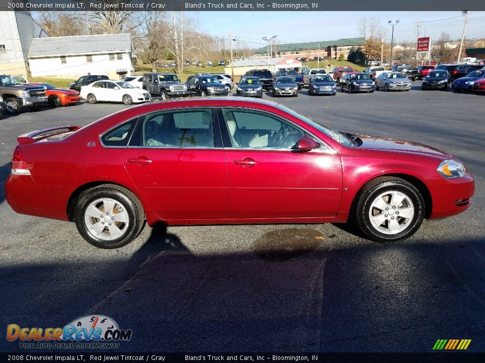 2008 Chevrolet Impala LT Red Jewel Tintcoat / Gray Photo #7