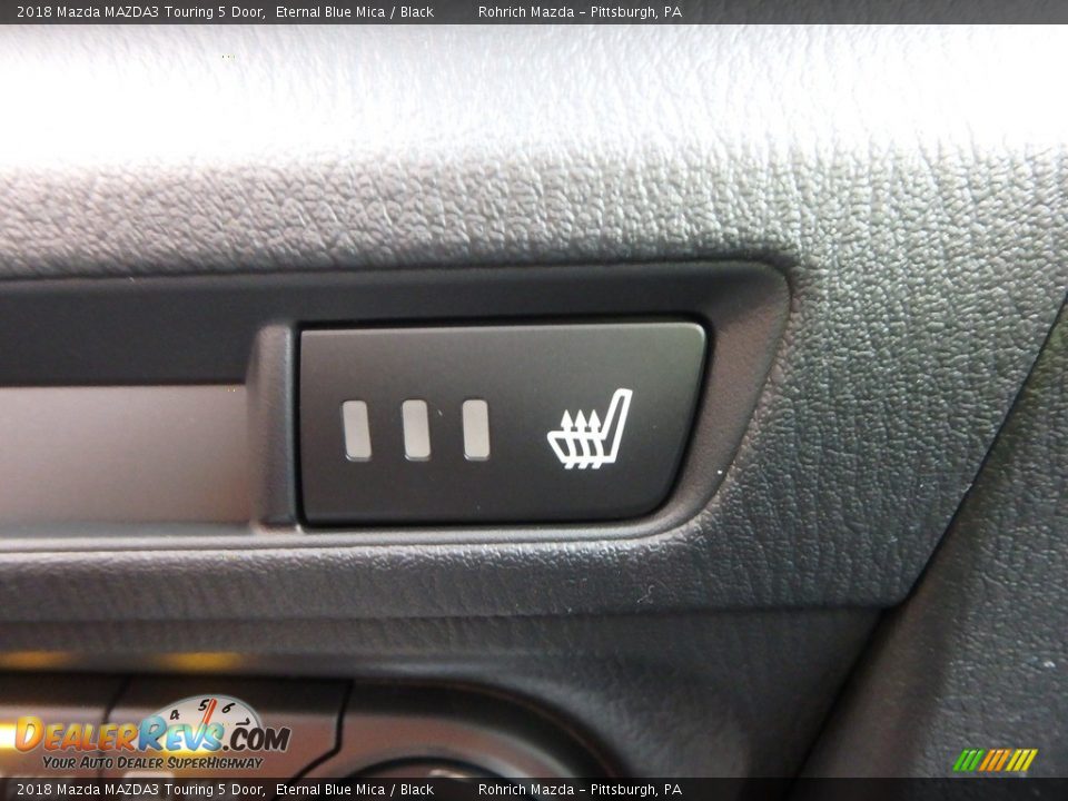 2018 Mazda MAZDA3 Touring 5 Door Eternal Blue Mica / Black Photo #14