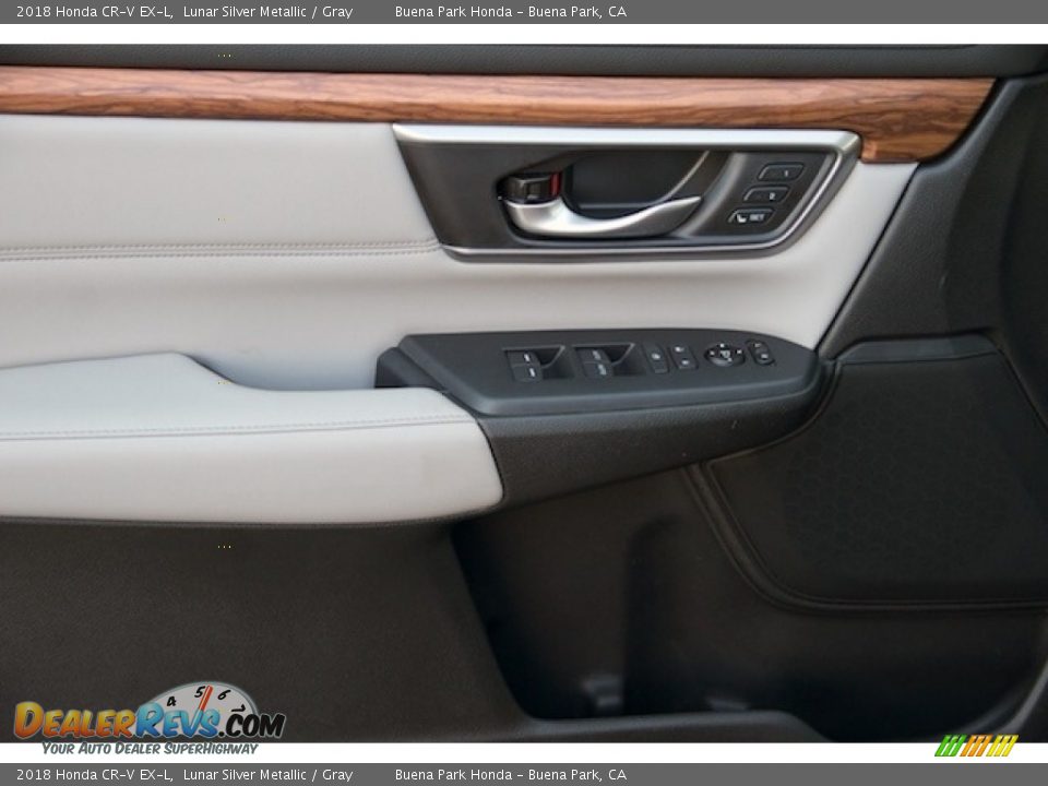 2018 Honda CR-V EX-L Lunar Silver Metallic / Gray Photo #6
