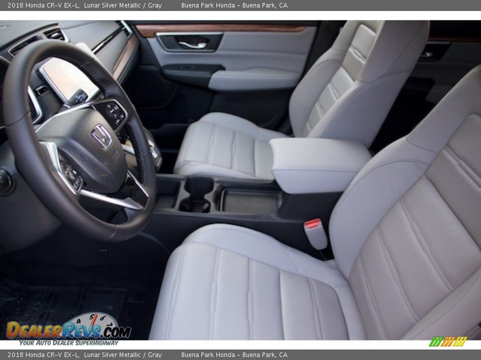 2018 Honda CR-V EX-L Lunar Silver Metallic / Gray Photo #7