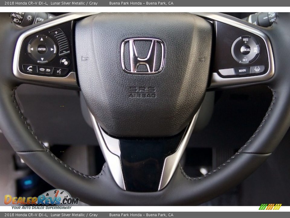 2018 Honda CR-V EX-L Lunar Silver Metallic / Gray Photo #8