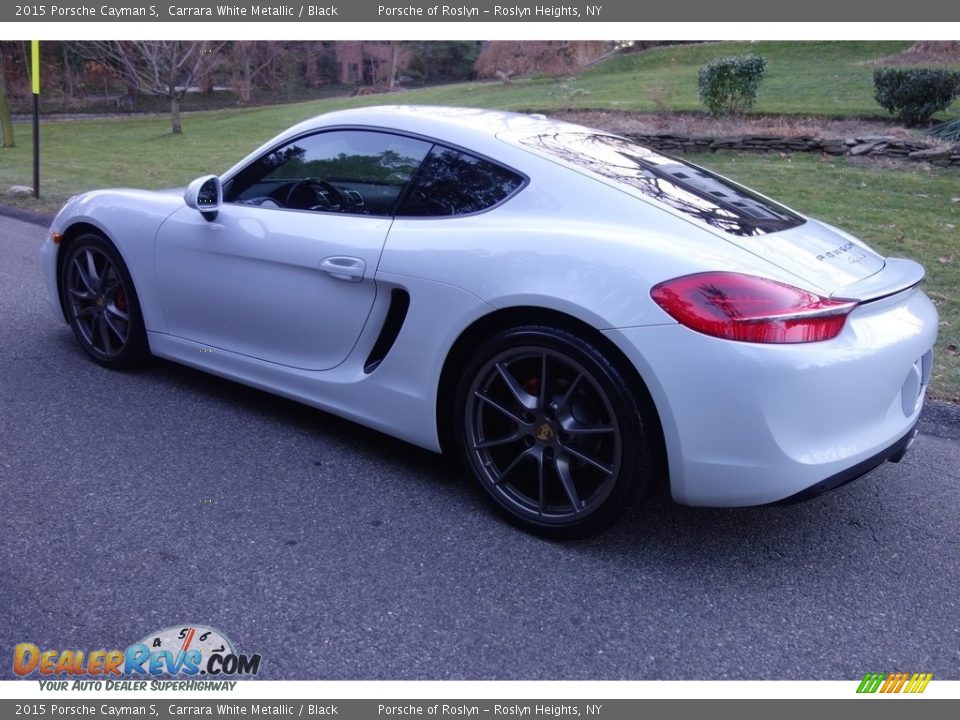 2015 Porsche Cayman S Carrara White Metallic / Black Photo #4