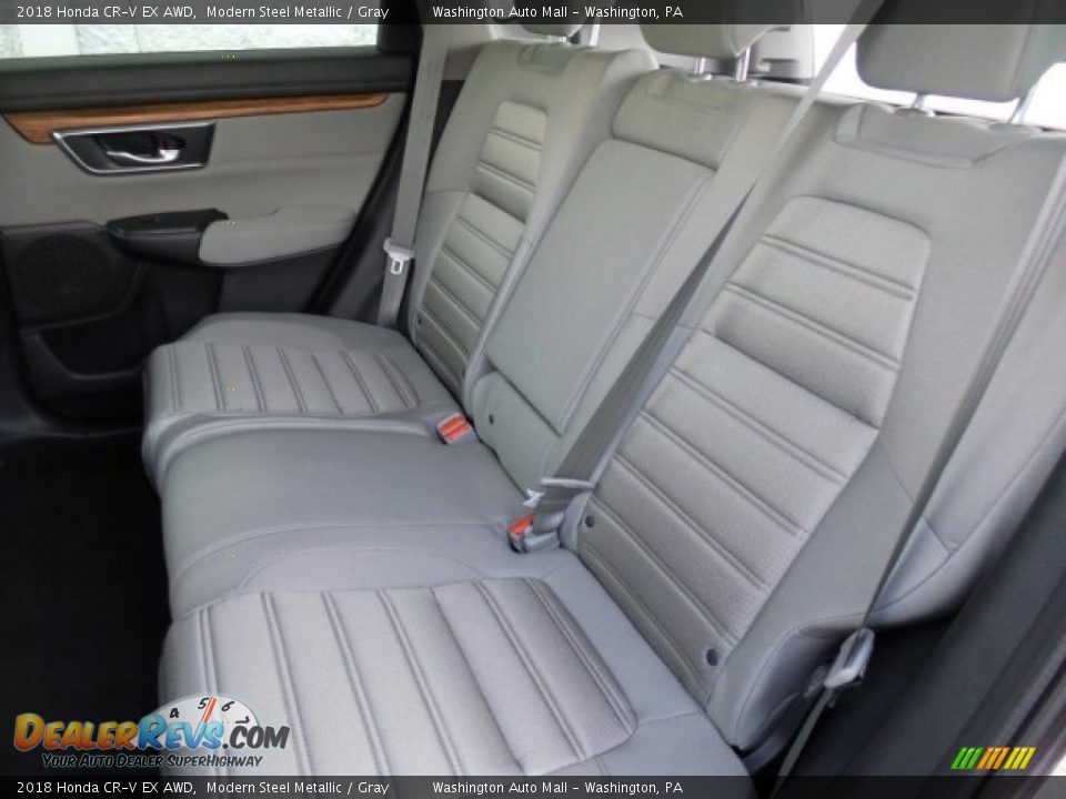 2018 Honda CR-V EX AWD Modern Steel Metallic / Gray Photo #10