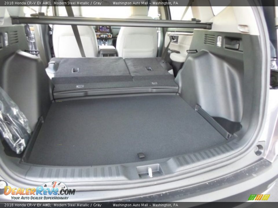 2018 Honda CR-V EX AWD Modern Steel Metallic / Gray Photo #11