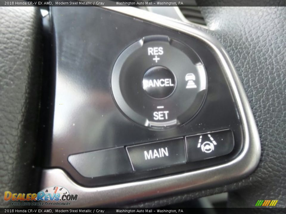 2018 Honda CR-V EX AWD Modern Steel Metallic / Gray Photo #19