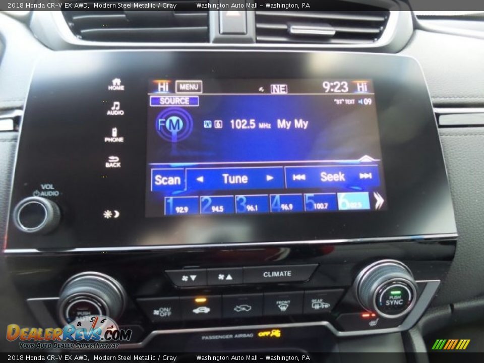 2018 Honda CR-V EX AWD Modern Steel Metallic / Gray Photo #21