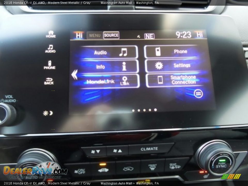 2018 Honda CR-V EX AWD Modern Steel Metallic / Gray Photo #22