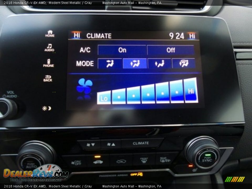 2018 Honda CR-V EX AWD Modern Steel Metallic / Gray Photo #23