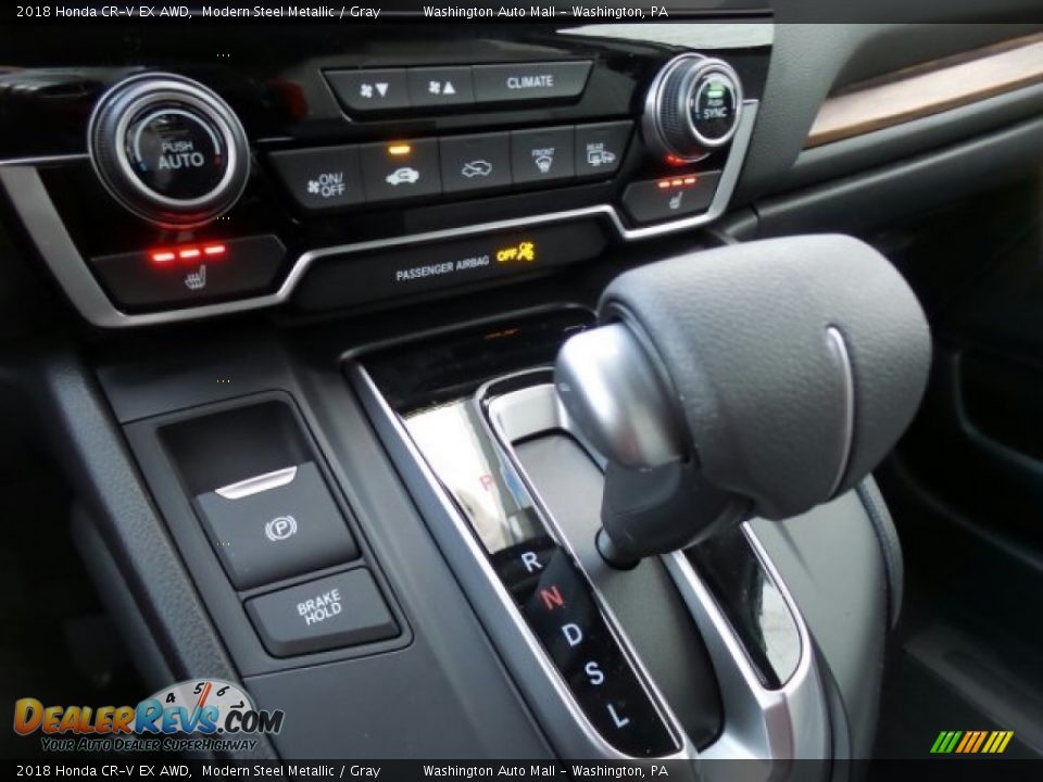 2018 Honda CR-V EX AWD Modern Steel Metallic / Gray Photo #24