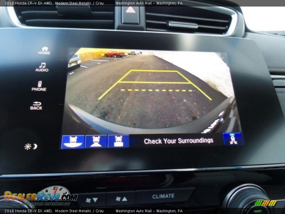 2018 Honda CR-V EX AWD Modern Steel Metallic / Gray Photo #25