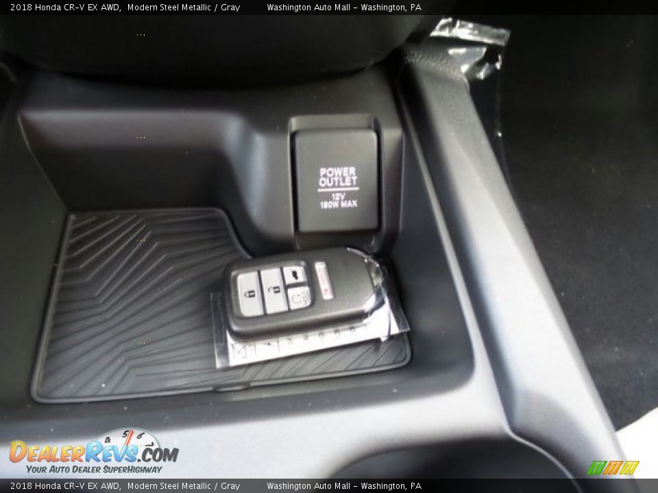 2018 Honda CR-V EX AWD Modern Steel Metallic / Gray Photo #26