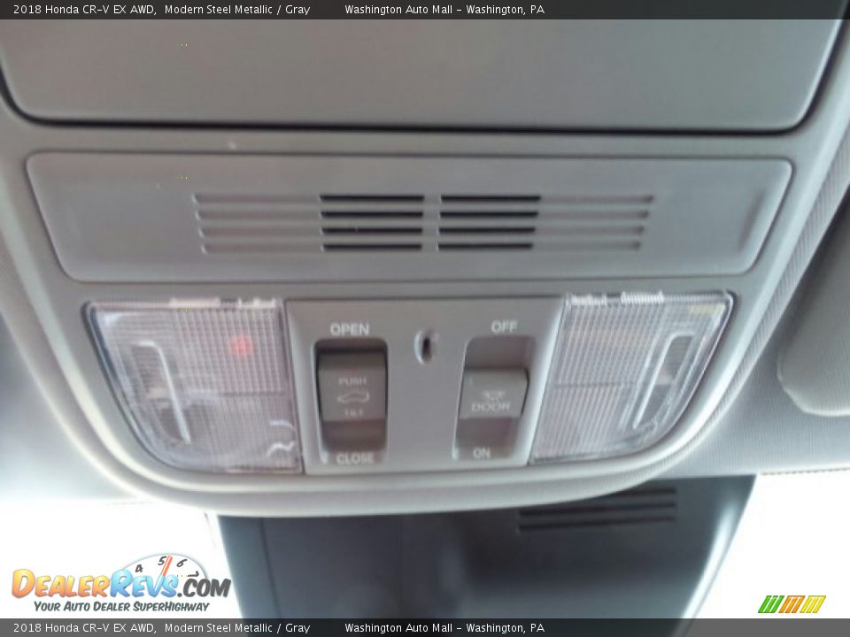 2018 Honda CR-V EX AWD Modern Steel Metallic / Gray Photo #27