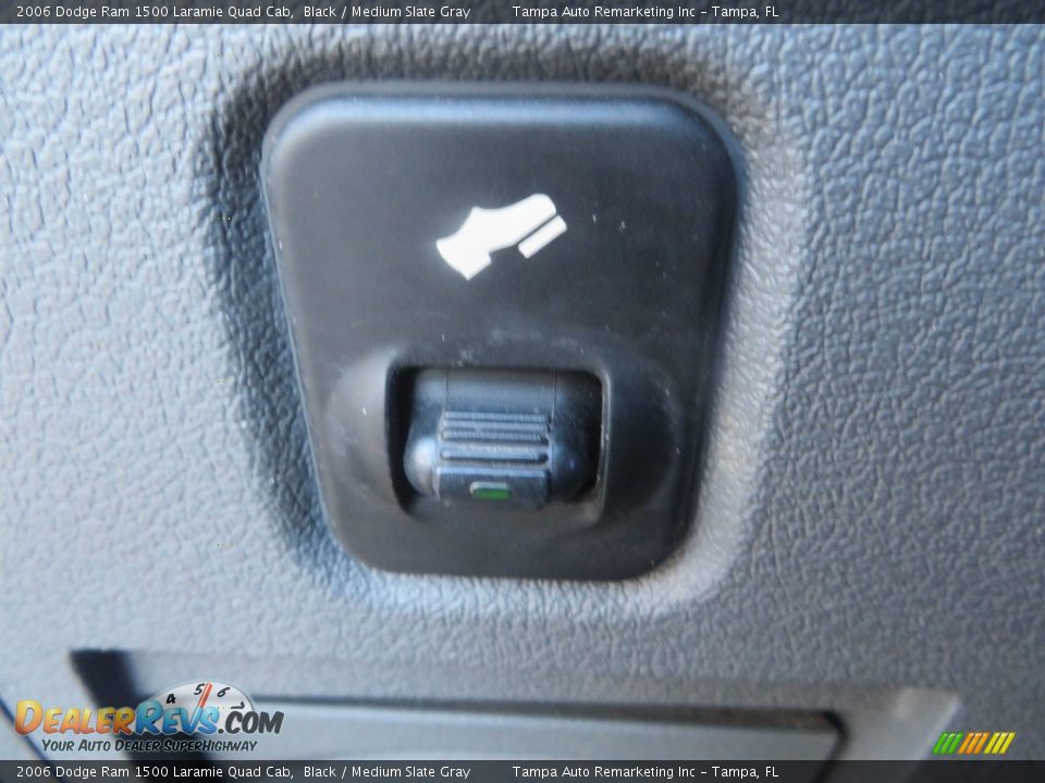 2006 Dodge Ram 1500 Laramie Quad Cab Black / Medium Slate Gray Photo #24