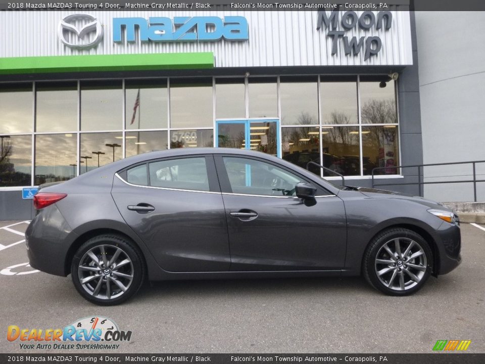 2018 Mazda MAZDA3 Touring 4 Door Machine Gray Metallic / Black Photo #1