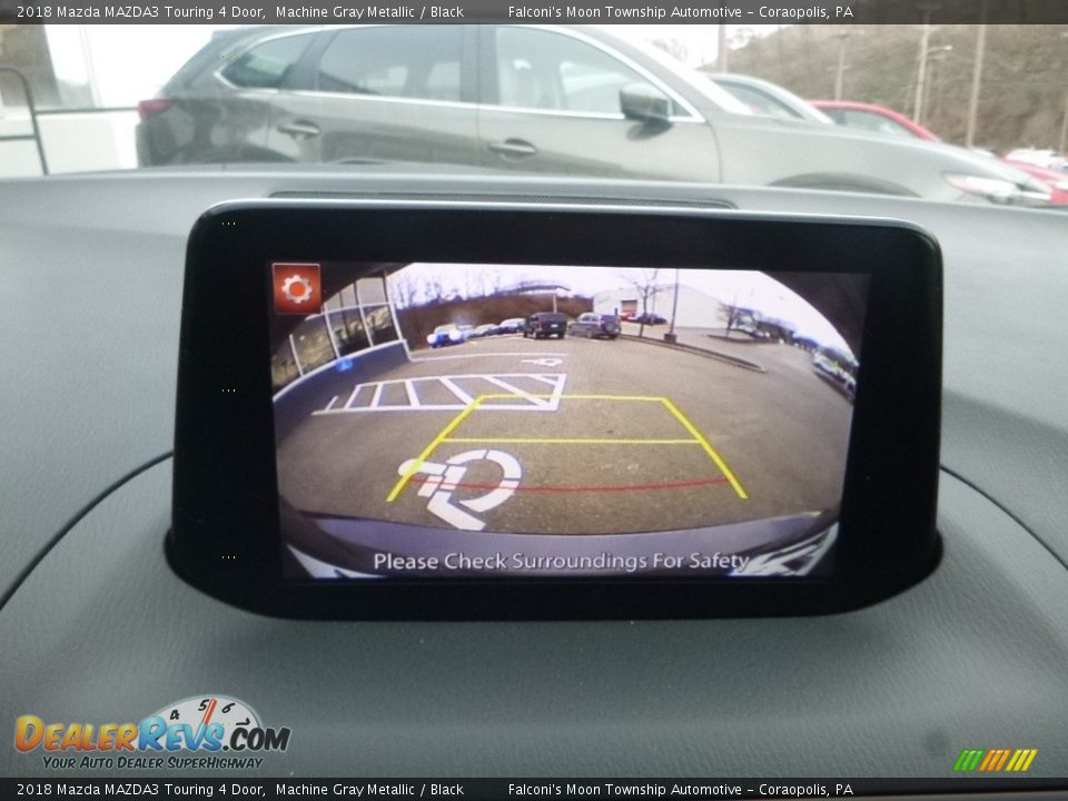 2018 Mazda MAZDA3 Touring 4 Door Machine Gray Metallic / Black Photo #14