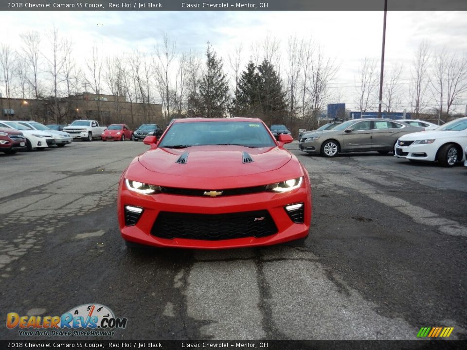 2018 Chevrolet Camaro SS Coupe Red Hot / Jet Black Photo #2