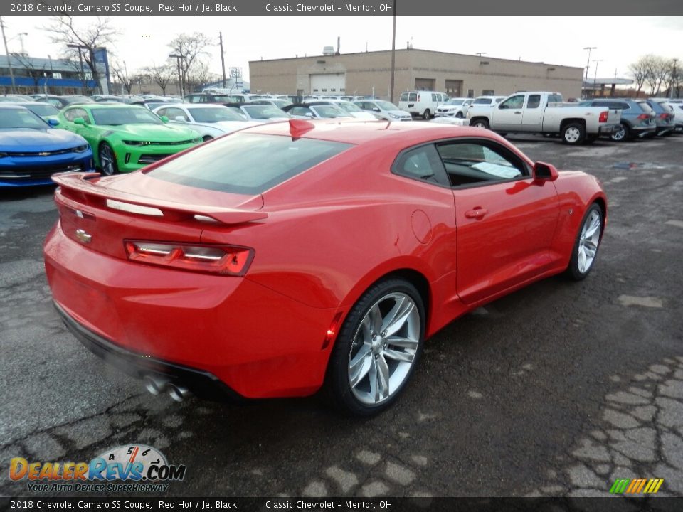 2018 Chevrolet Camaro SS Coupe Red Hot / Jet Black Photo #5