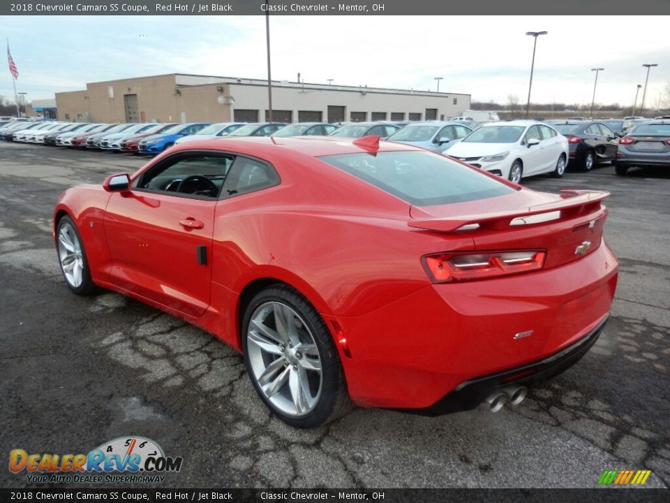 2018 Chevrolet Camaro SS Coupe Red Hot / Jet Black Photo #6