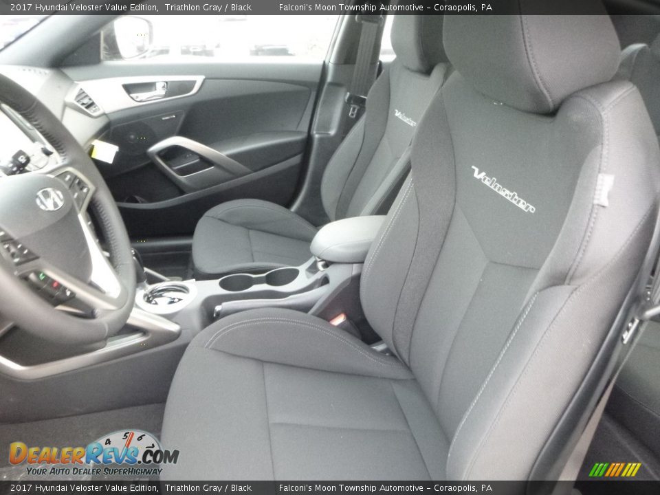 Front Seat of 2017 Hyundai Veloster Value Edition Photo #10