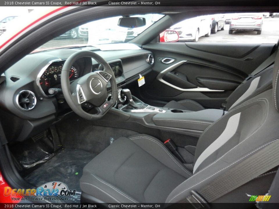 Jet Black Interior - 2018 Chevrolet Camaro SS Coupe Photo #7