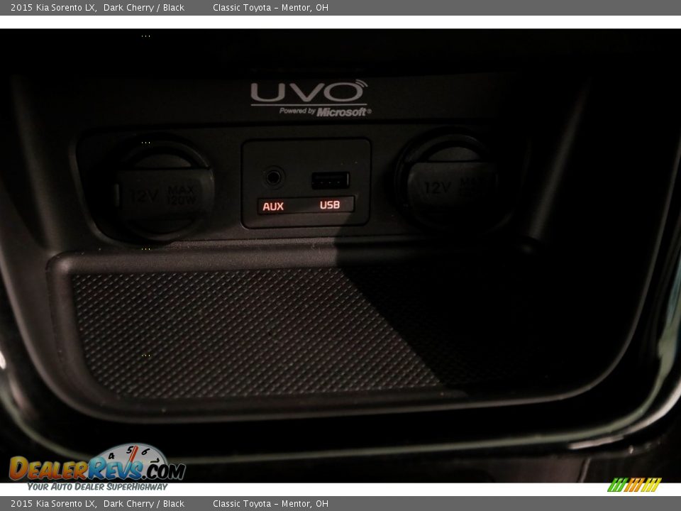 2015 Kia Sorento LX Dark Cherry / Black Photo #12