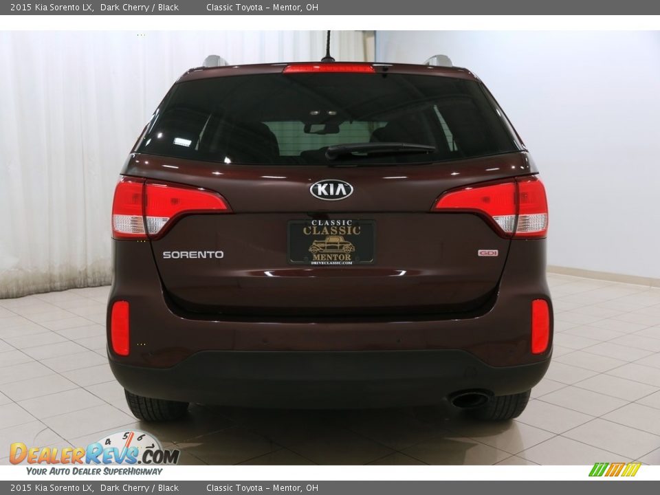 2015 Kia Sorento LX Dark Cherry / Black Photo #16