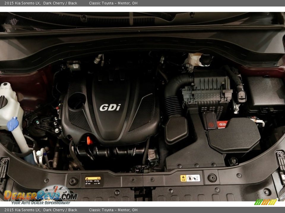 2015 Kia Sorento LX Dark Cherry / Black Photo #17