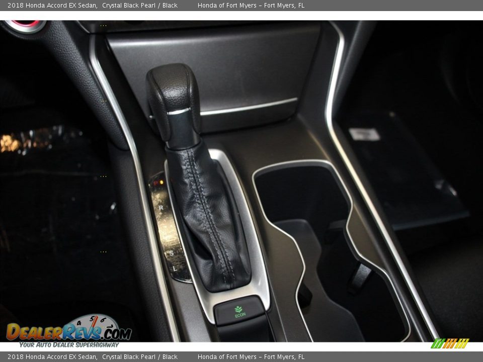 2018 Honda Accord EX Sedan Crystal Black Pearl / Black Photo #20