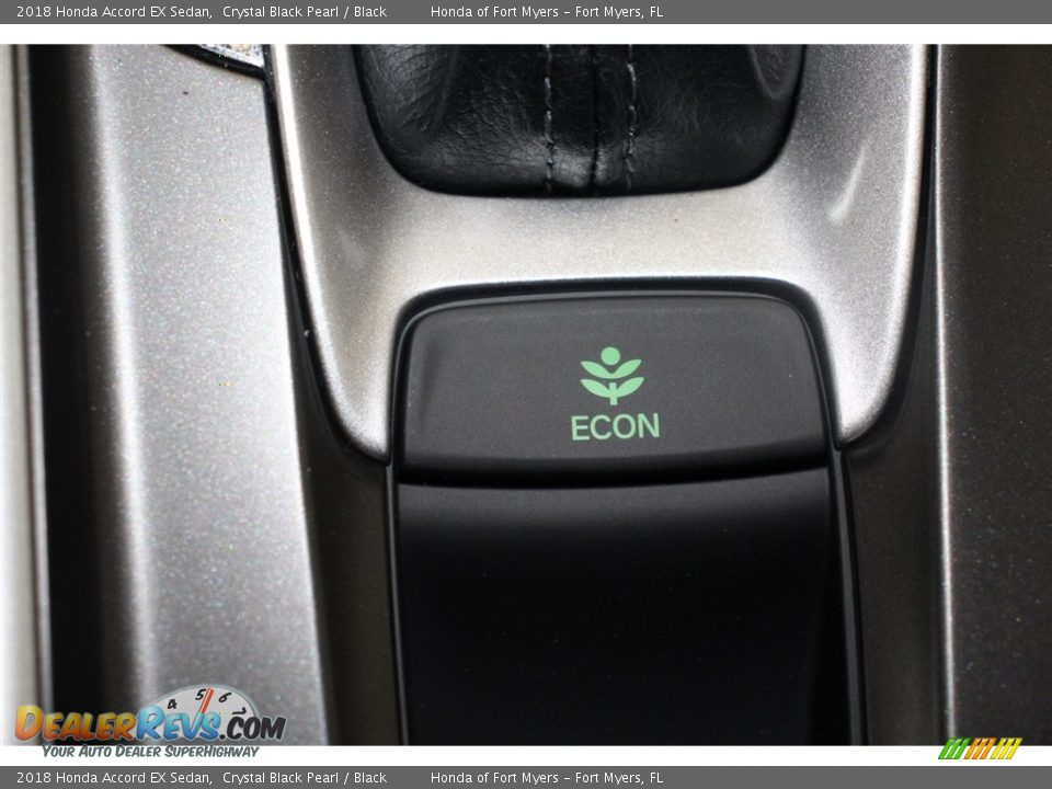 2018 Honda Accord EX Sedan Crystal Black Pearl / Black Photo #21